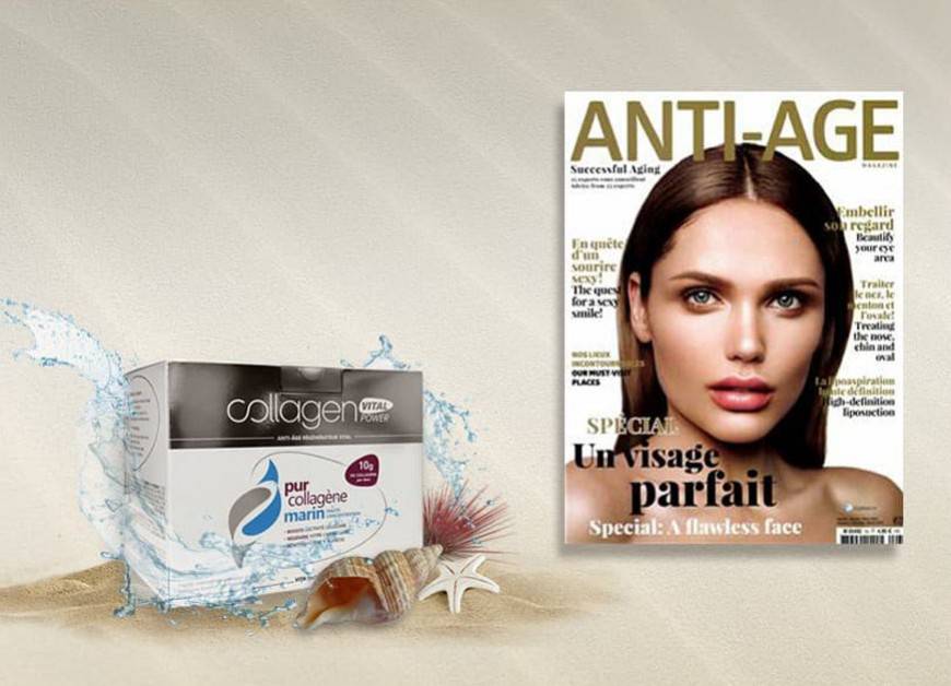 Anti-Age Magazine talks about Collagen Vital Power : The new anti-aging gem !